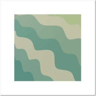 Camo Waves Posters and Art